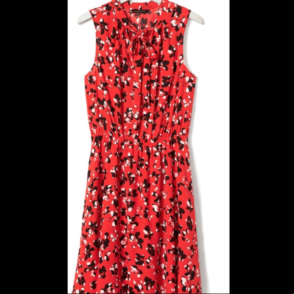 Red Floral Dress